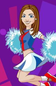 Kim's Yahoo! Avatar as a Cheerleader (from September 16, 2006)