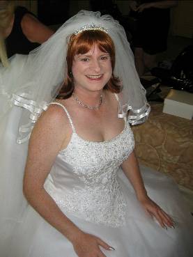 Kim Happy to be a bride